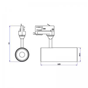 tekintettel a 20 w - ot 30w vezetett 15w nyomon követni fénybe vezetett
