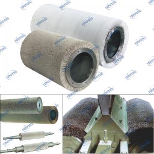 Egyéni Nylon Acélhuzal Sárgaréz Huzal Csiszoló Brush Rollers