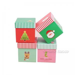 Kis téri papír nyomtatása Karácsonyi érem Apple Ajándékdoboz