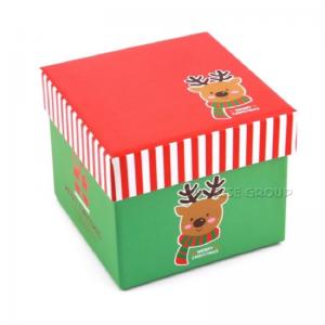 Kis téri papír nyomtatása Karácsonyi érem Apple Ajándékdoboz