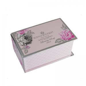 forró bélyegzés logó könyv alakú összecsukható merev mágneses záró díszdobozban