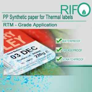 Privát hőátadó tekercs bevonatú üres vonalkód öntapadós címke