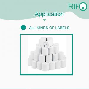 Felületkezelt, hagyományos, nyomtatható, szintetikus papír címkék címkékhez