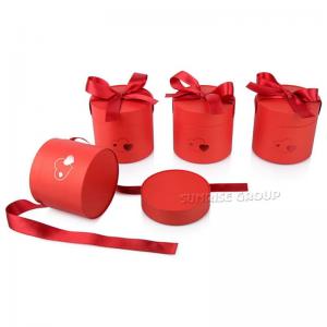 Egyedi gyártású karton luxus kerek csokoládé kalap doboz