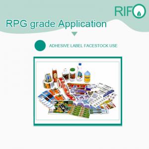 Vízálló matricák címkéi Szintetikus Fehér BOPP anyag MSDS RoHS