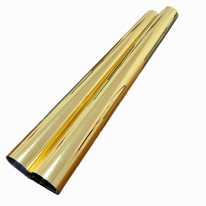 120 mikronos Mylar fólia Nagy fényű arany fémezett PET fólia tekercsek hőformáláshoz