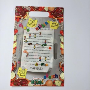 teljes nyomtatású műanyag bevásárló táskák zsákvágóval