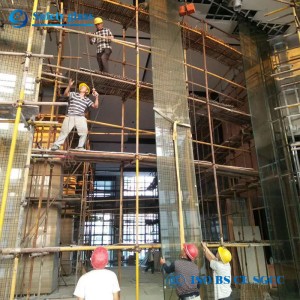 egyedi méretű, nagy edzett üveg / jumbo laminált üveglapok ablakokhoz