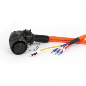 kiváló minőségű magas flexibilis kábel ASD-A2-PW1103-G Delta szervomotoros tápkábel