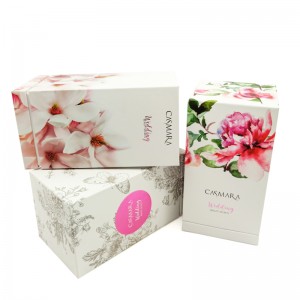 Testreszabott Emboss Hot Stamping logó karton ajándékdoboz