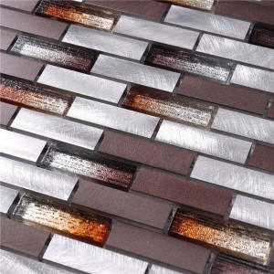 Modern 3d effekt fali táj csempe hálószoba fal