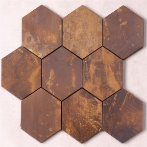 Antik bronzfal fém réz mozaik művészeti csempe