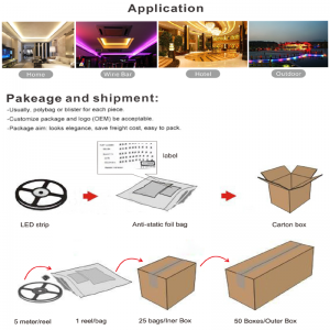 Új érkezés 3 év garancia DC12V DC24V SMD2835 kettős rétegű réz 3OZ rugalmas LED csík fény 240LED per méter