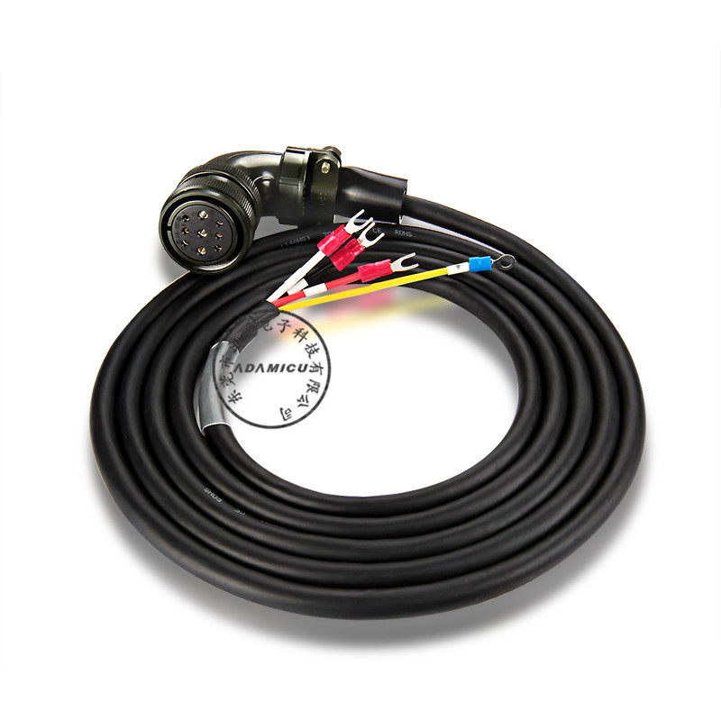 ipari elektromos kábel Delta szervo motor PVC árnyékolt tápkábel