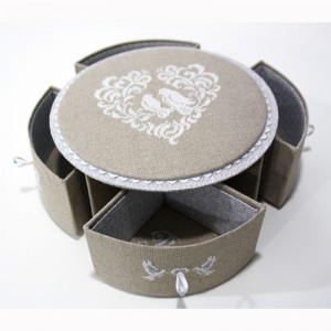 Torta alakú szép design karton doboz doboz cukorkát