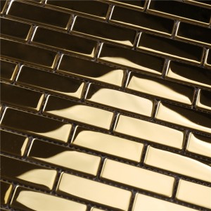 Golden Select fém mozaik fali csempe a konyha számára