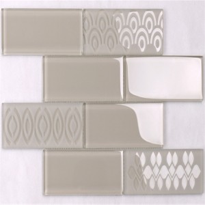 Jégkrakkolás törött arabeszk hullámos üvegcserép árak