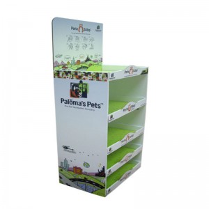 Hullámkarton pop POS kijelző állvány szappan karton kijelző állvány