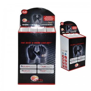 2018 Hordozható POS karton padló kijelző állvány, promóciós termék pop karton állvány