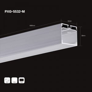 6063 U alakú alumíniumcsatorna LED alumínium extrudálás LED szalagfényhez