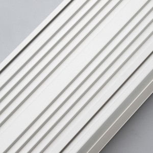 LED-es alumíniumprofil PC diffúzor sík alakú