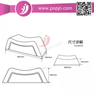 2018 ÚJ Összehajtható hullámpapír Cat Scratcher