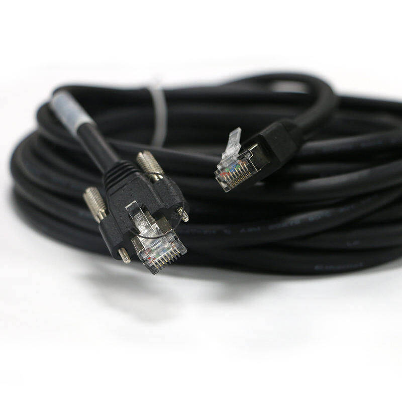 Ipari automatikus vizuális kamera ethernet kábel sony kamera összekötő kábel csavarral