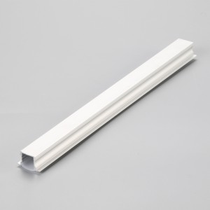 Süllyesztett LED-es lineáris fényház, eloxált alumíniumprofillal és tejes PC-borítóval