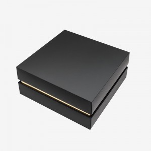 Fancy Hot Stamping Logo Ajándék Virágdoboz Luxus szalaggal