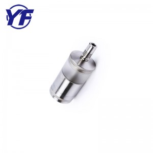 Egyedi CNC rozsdamentes acél elektronikus cigaretta szerelvények a dohányzó alkatrészekhez Kínában
