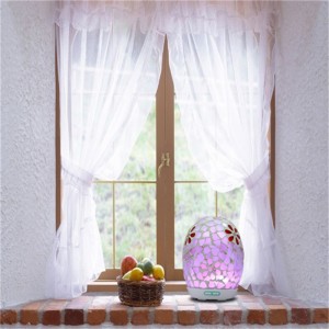 Ultrahangos elektromos 2017 trendi mozaik üveg virág illatolaj diffúzor