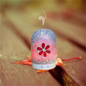 Kínai gyár legújabb mozaik üveg ultrahangos elektromos illóolaj aroma diffúzor