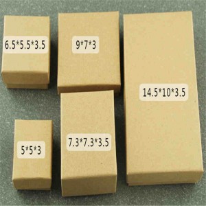 Összecsukható kézműves csomagolás, kraft csomagoló papírdoboz