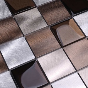 2018Alu mix kúpos üveg 12x12mosaic fürdőszoba csempe