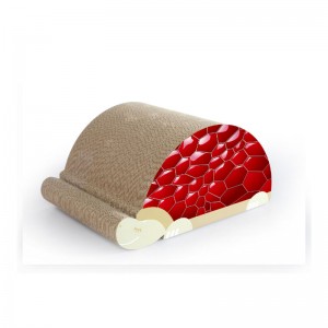 2018 Amazon Hot Sale hullámpapír macska ágy / macska karcolás játék / macska Scratcher fórum