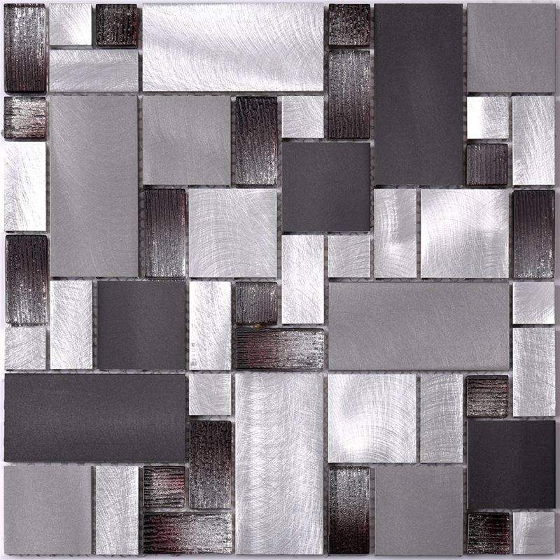 Alumínium laminált üvegváltozat mozaik csempe