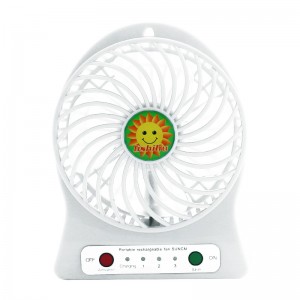 Nyári levegő hűtés Lítium működtetett elektron újratölthető ventilátor