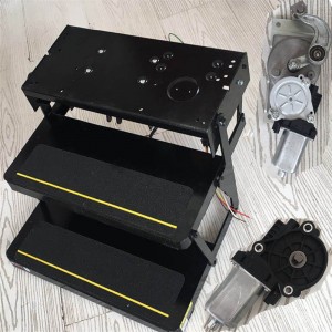 Lakóautó és autó elektromos autó rv lépés