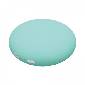 Kézi melegebb újrahasználható, kerek kialakítás és hosszú fűtési idő