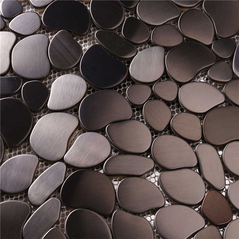Matt 304Stainless Steel szabálytalan mozaik fali csempe