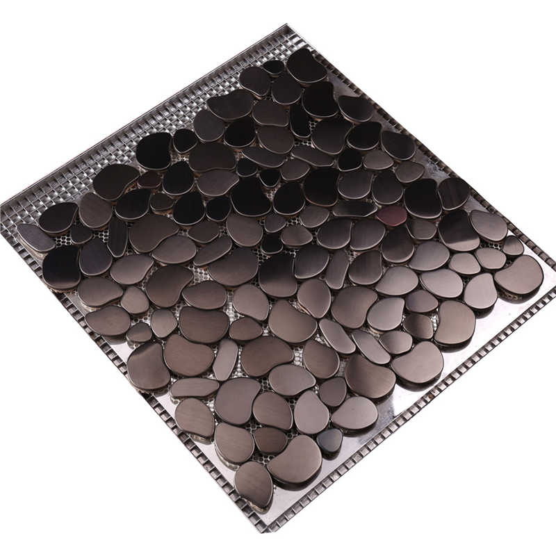 Matt 304Stainless Steel szabálytalan mozaik fali csempe
