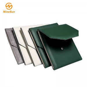 Többszínű luxus PU bőr nyaklánc, Pearl mappa