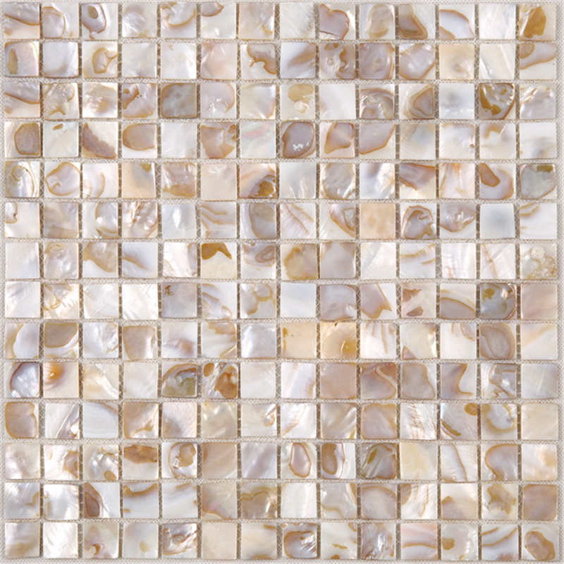 Természetes konvex héj mozaik csempe fal dekorációhoz