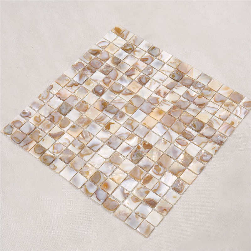 Természetes konvex héj mozaik csempe fal dekorációhoz