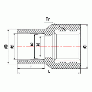 UPVC MÁSOLÓ HASZNÁLT REDUCER