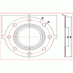 UPVC FLANGE GASKET (EPDM, FPM)