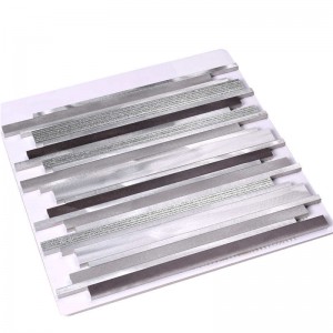 Lineáris alumínium keverék üveg mozaik fali csempe