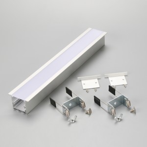 Süllyesztett alumínium extrudálás 5050 2835 LED csík fényprofil
