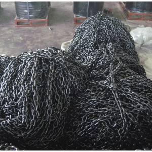 Fekete Befejezés G80 emelőlánc EN 818-2