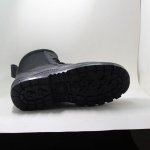 Nagy boka fekete valódi bőrhadsereg katonai boot